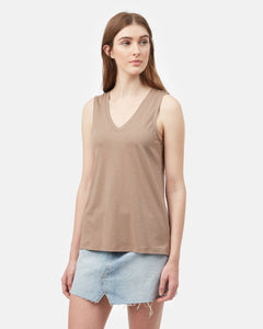 TreeBlend V-Neck Tank-1