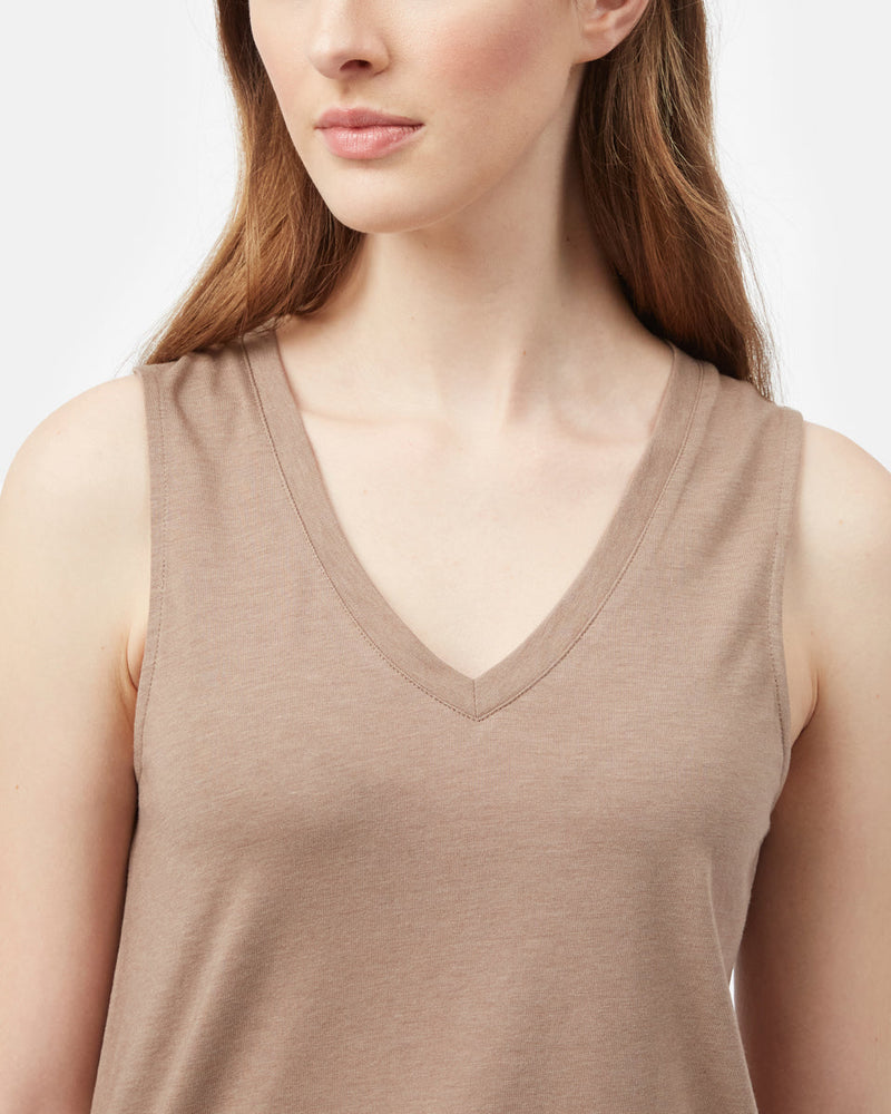 TreeBlend V-Neck Tank-4