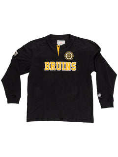 Boston Bruins Long Sleeve Henley-5