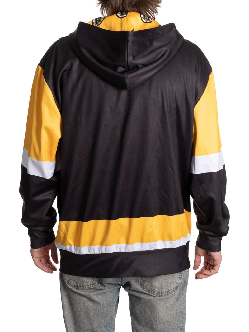 Boston Bruins Hockey Lace Hoodie-2