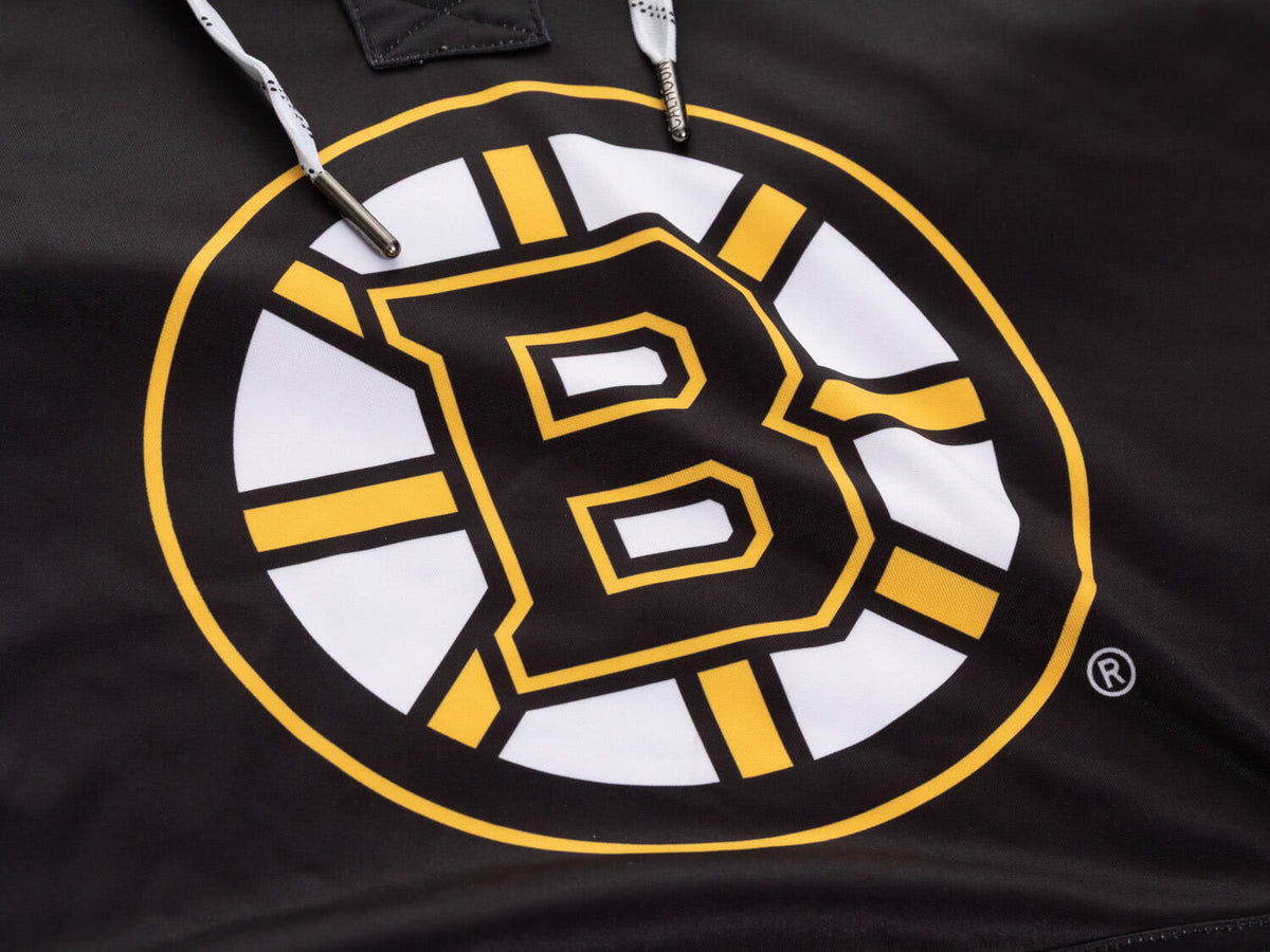 Boston Bruins Hockey Lace Hoodie-4