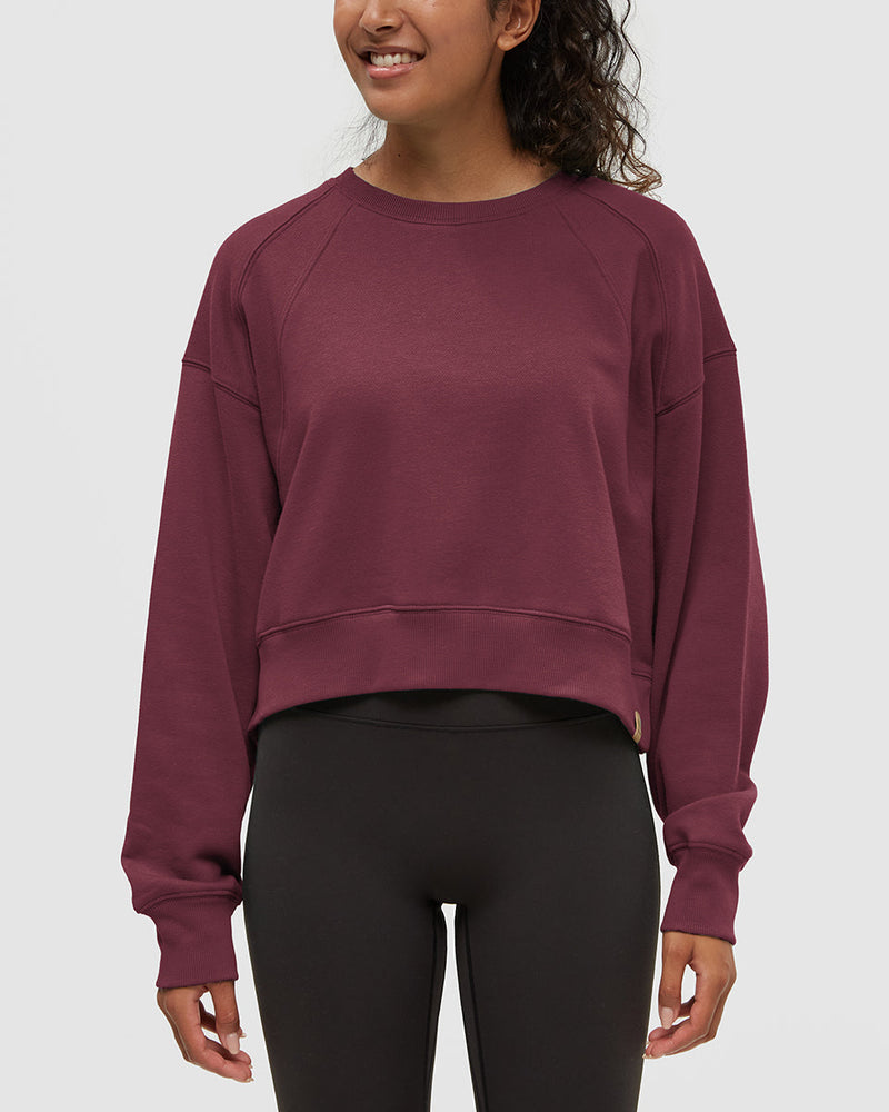 Bluffs Cropped Crew-4