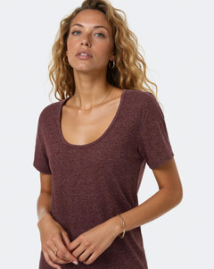 Hemp Scoop Neck T-Shirt-3