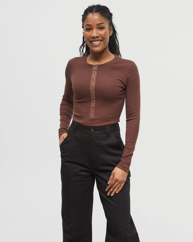 Rib Snap Placket Henley-1