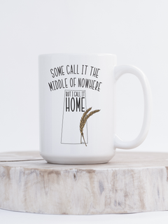 But I Call It Home Ceramic Mug | Saskatchewan Mug-1