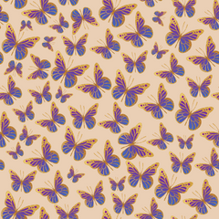 Blue Morpho Butterfly Prints Adhesive Vinyl-1