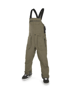 Volcom 'Roan' BIB Overall - Dark Teak-1