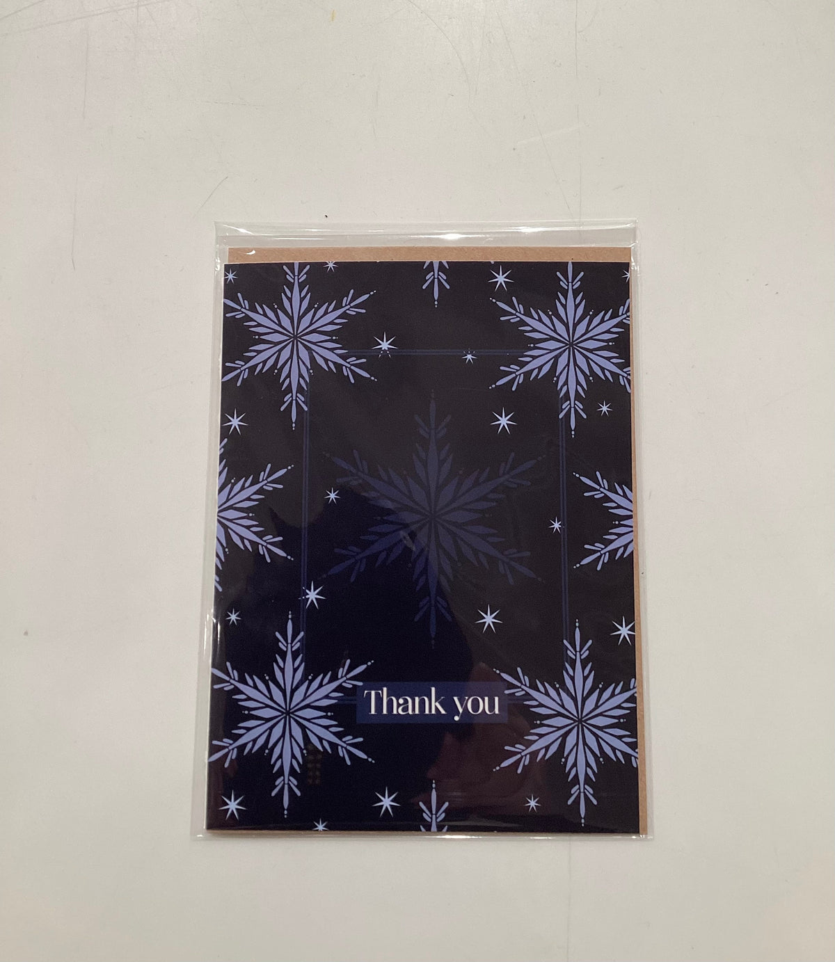 Thank You Snowflake Greeting Card-2