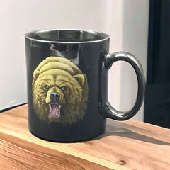 Southwestern Style Black Ceramic mug-3