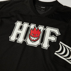 HUF x Spitfire 'End Zone' Jersey - Black-3