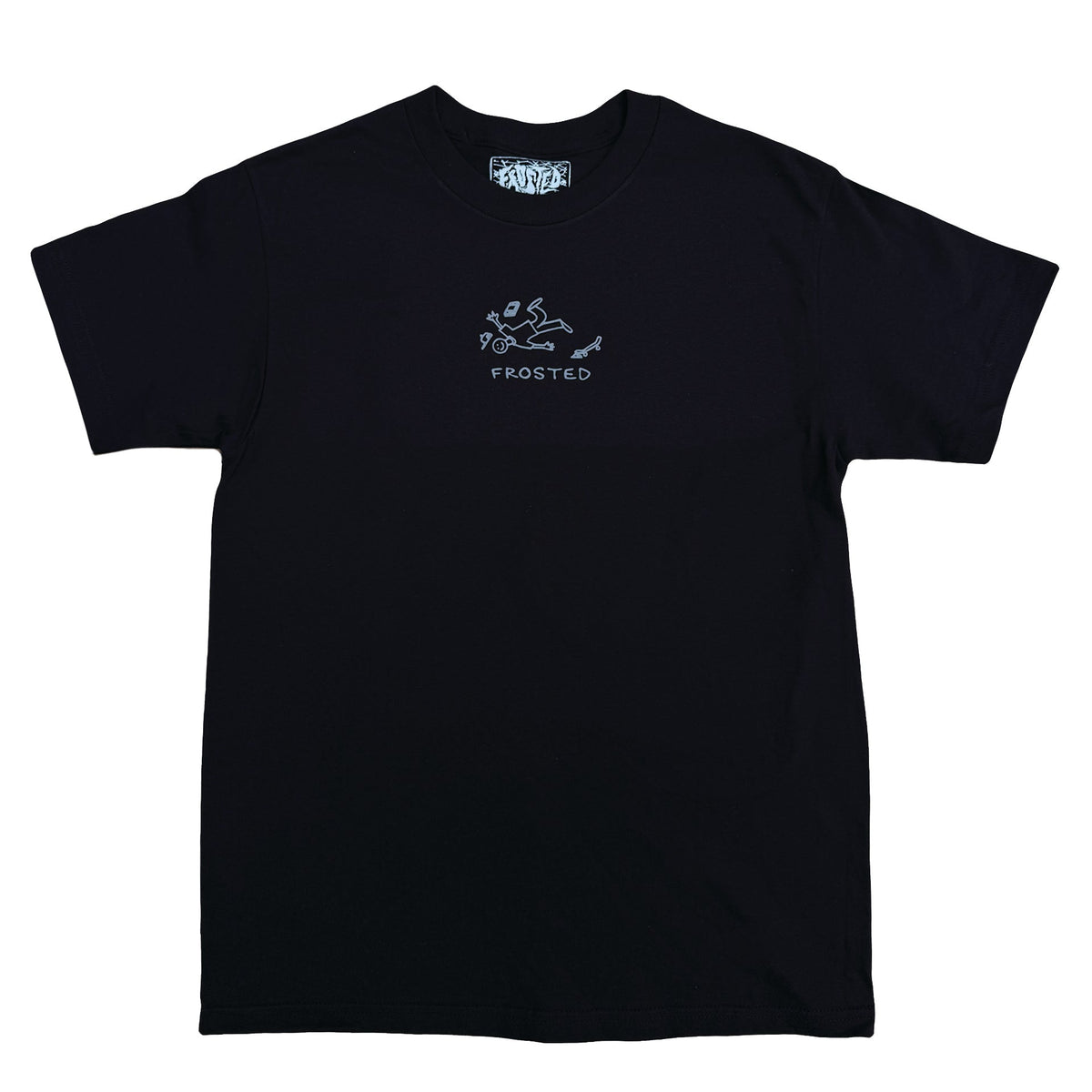 Frosted Skateboards 'Classic Monday' Tee - Black/Grey