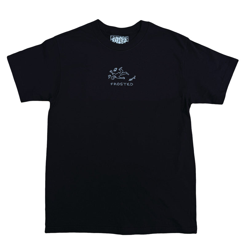 Frosted Skateboards 'Classic Monday' Tee - Black/Grey-1