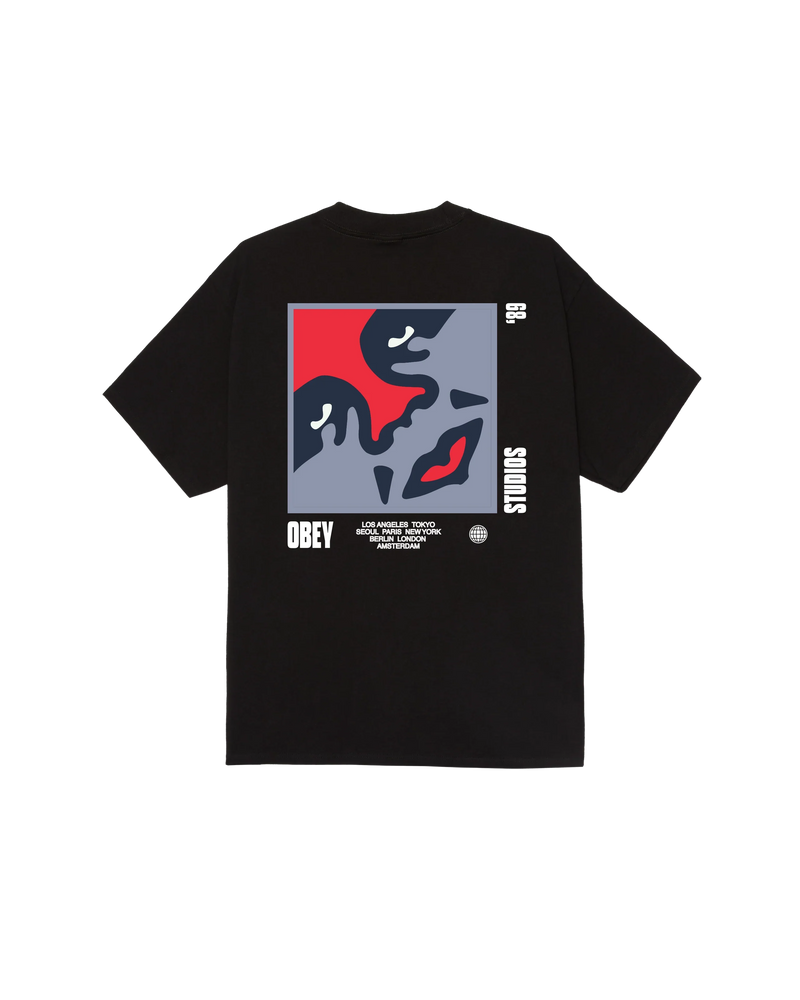 Obey 'Icon 89' Tee - Black-1