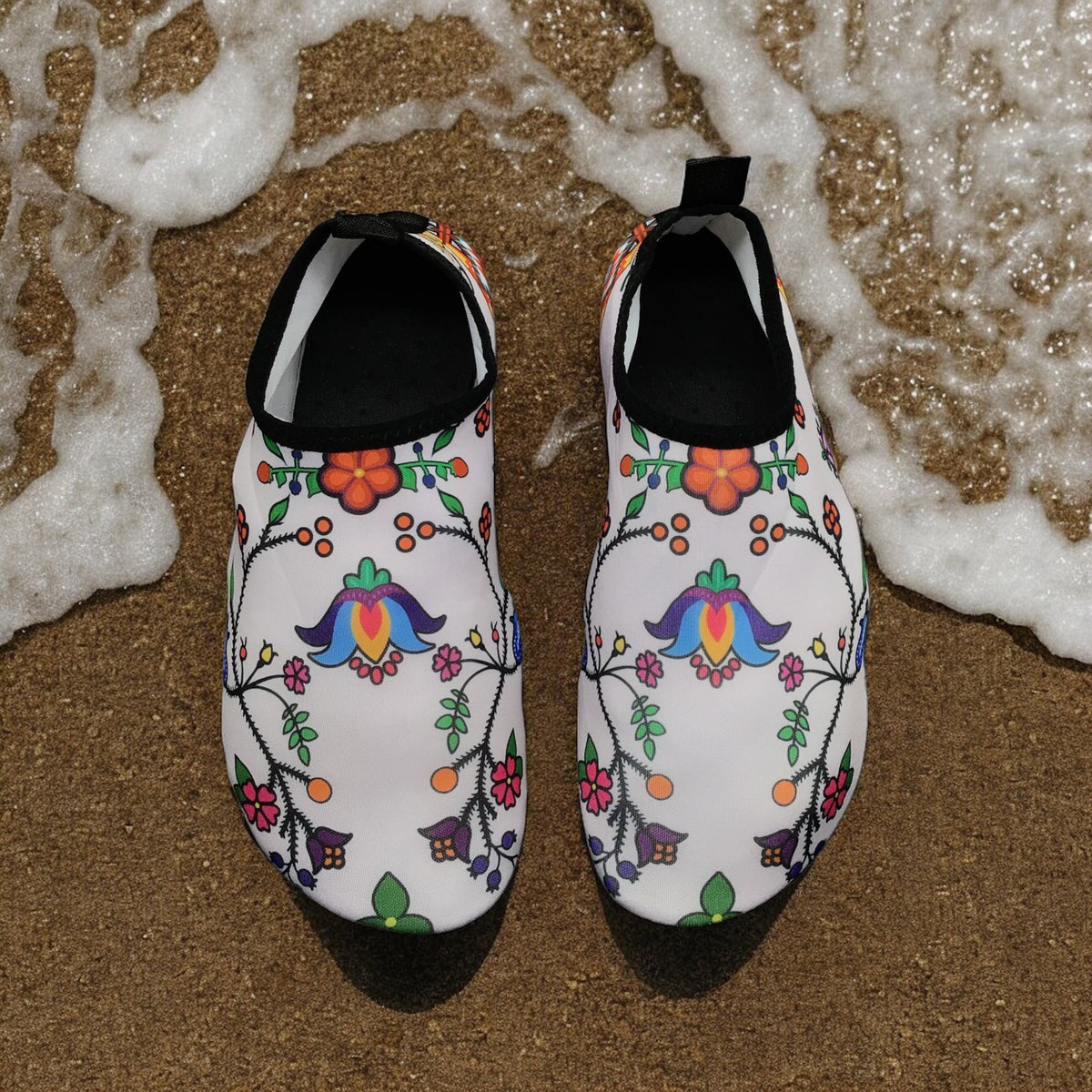 Petal Grace Aqua Shoes-3