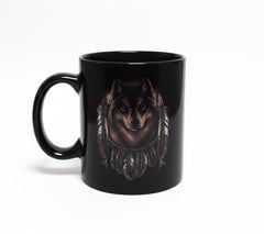 Southwestern Style Black Ceramic mug-1