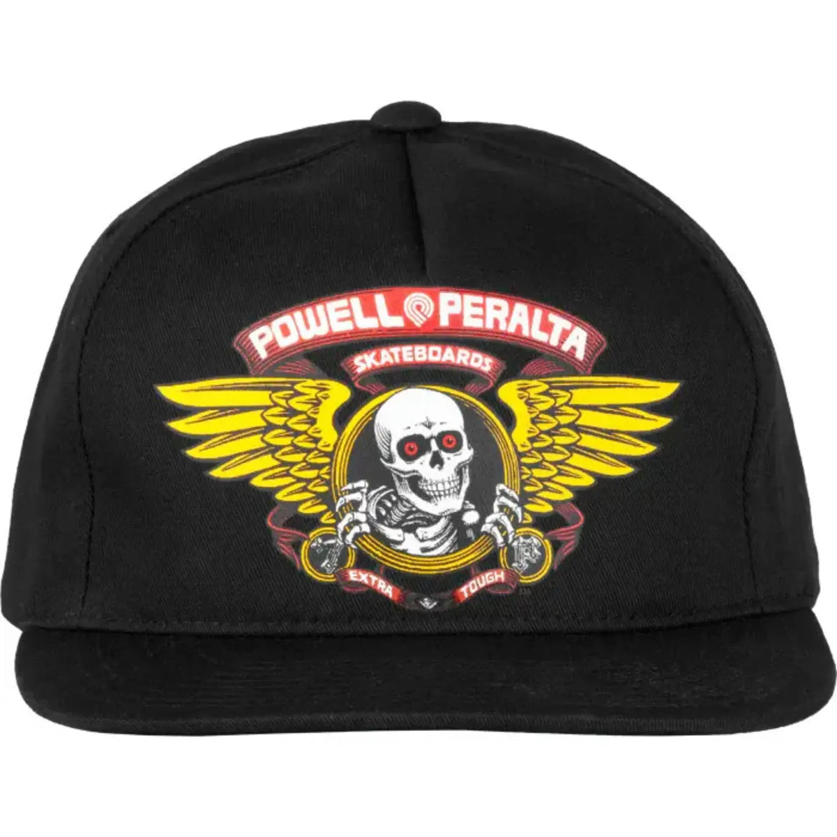 Powell Peralta 'Winged Ripper' Snapback Cap - Black-1