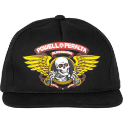 Powell Peralta 'Winged Ripper' Snapback Cap - Black-1