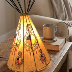 Dreamcatcher Teepee Lamp-2