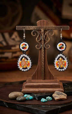 Drop Beaded Earrings gold collection-4