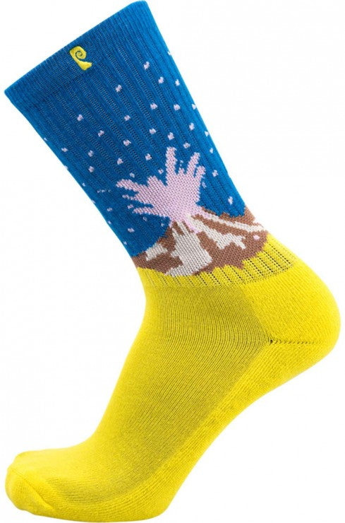 Psockadelic 'Volcano' Socks - Neon-1