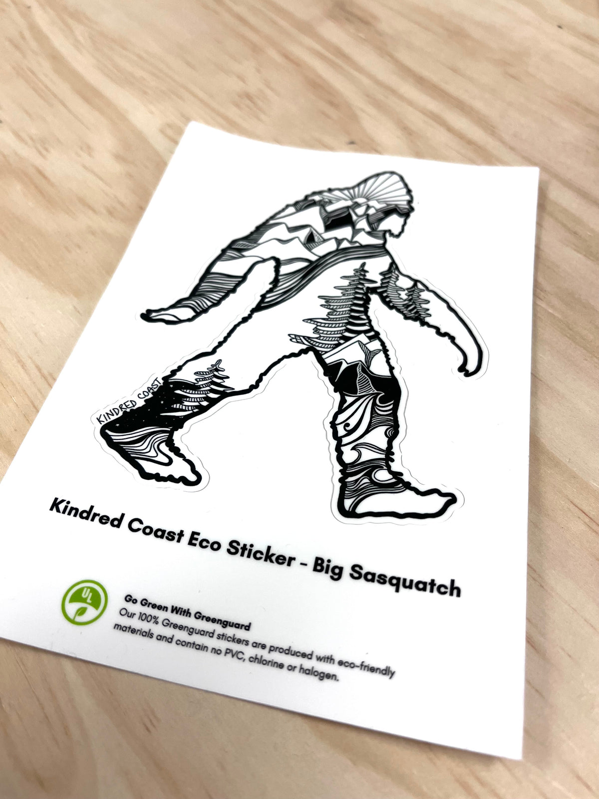 SASQUATCH Eco Vinyl Stickers-3