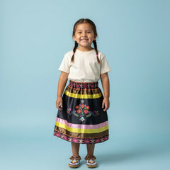 Infants Floral Ribbon Sk-3
