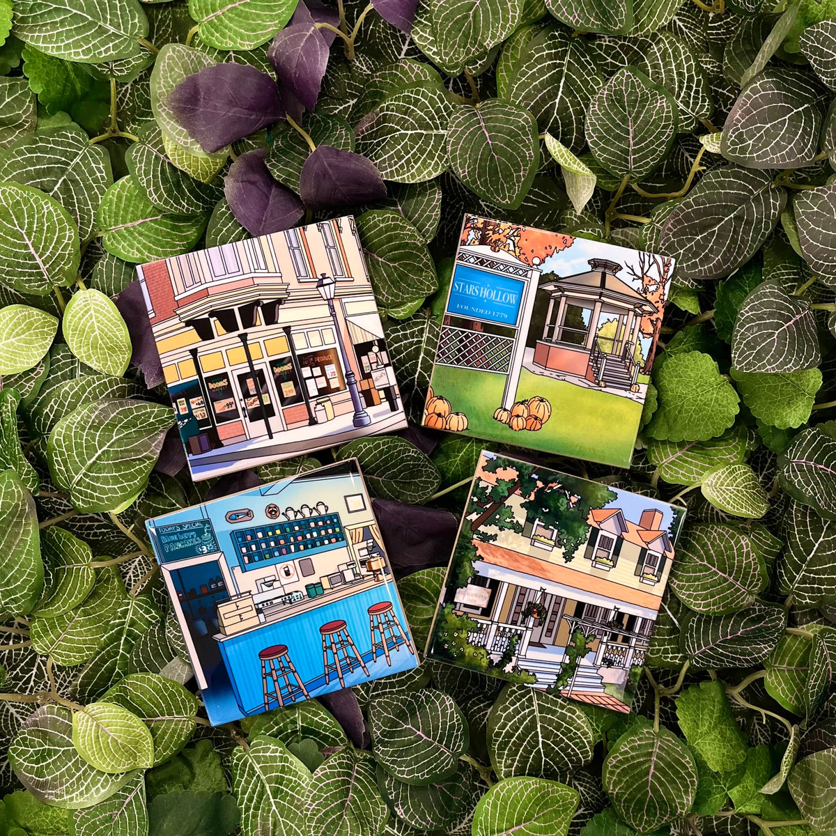 Gilmore Girls Locations Coasters-1