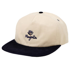 Magenta 'Québec' Snapback Cap - Beige-1