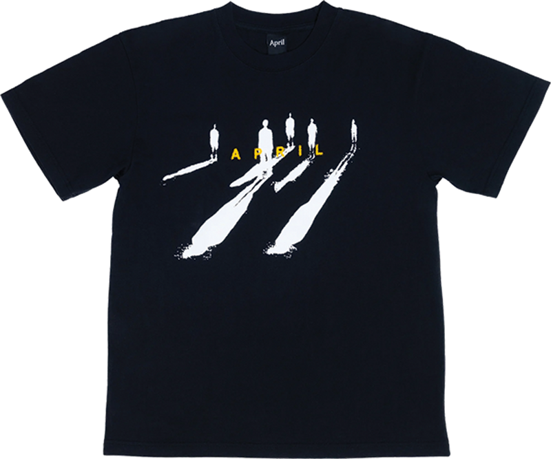 April Skateboards 'Shadow' Tee - Black-1