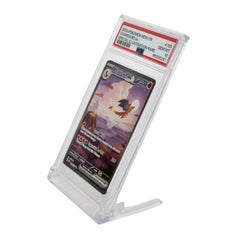 Transparent PSA & CGC Graded Card Slab Display Stand - 5-Pack Clear Holder for Graded Cards 5 PACK-2