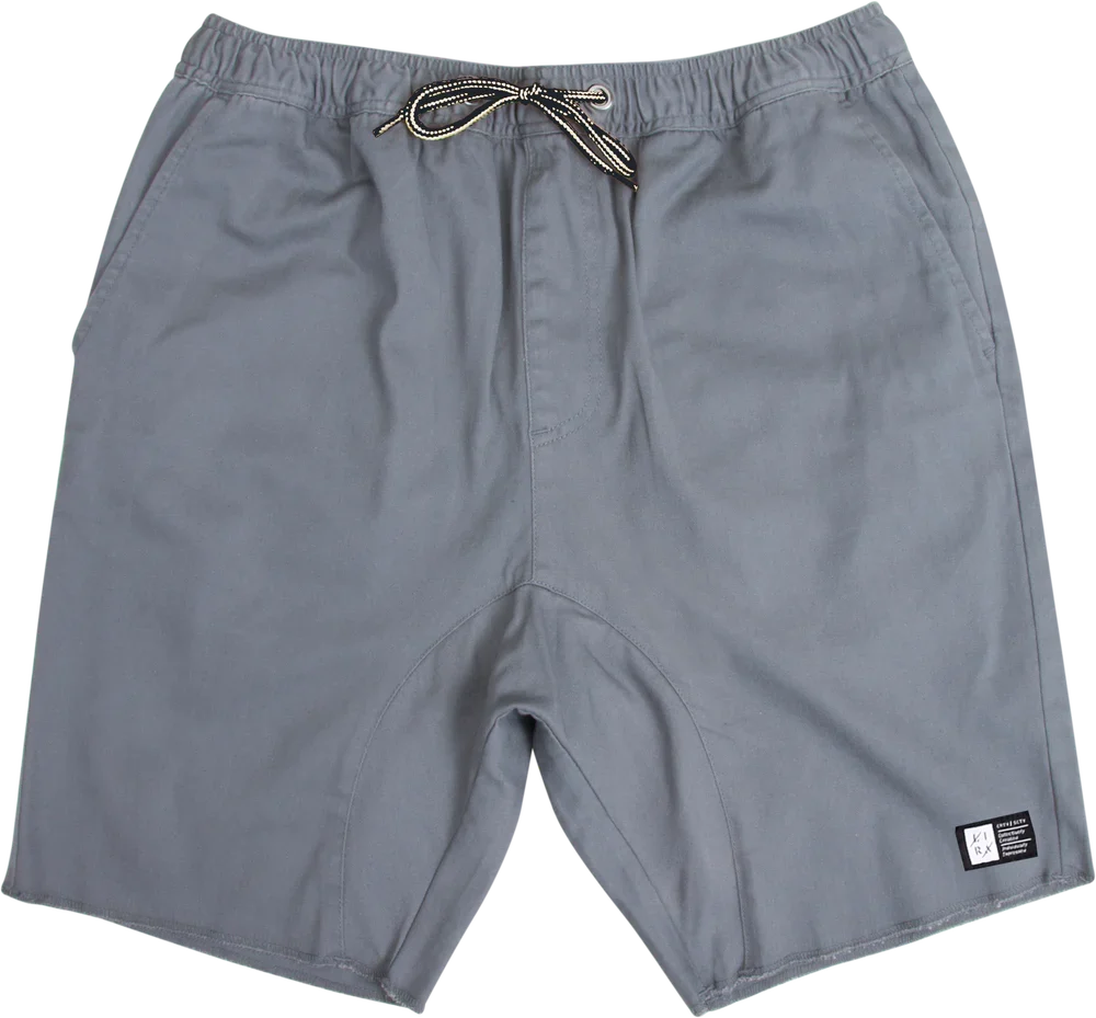 Lira 'Weekday' Elastic Waist Shorts - Grey (KIDS)-1