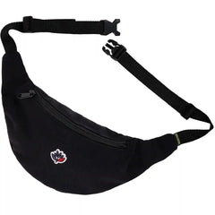 Magenta 'Hibiscus' Waist Bag - Black-1