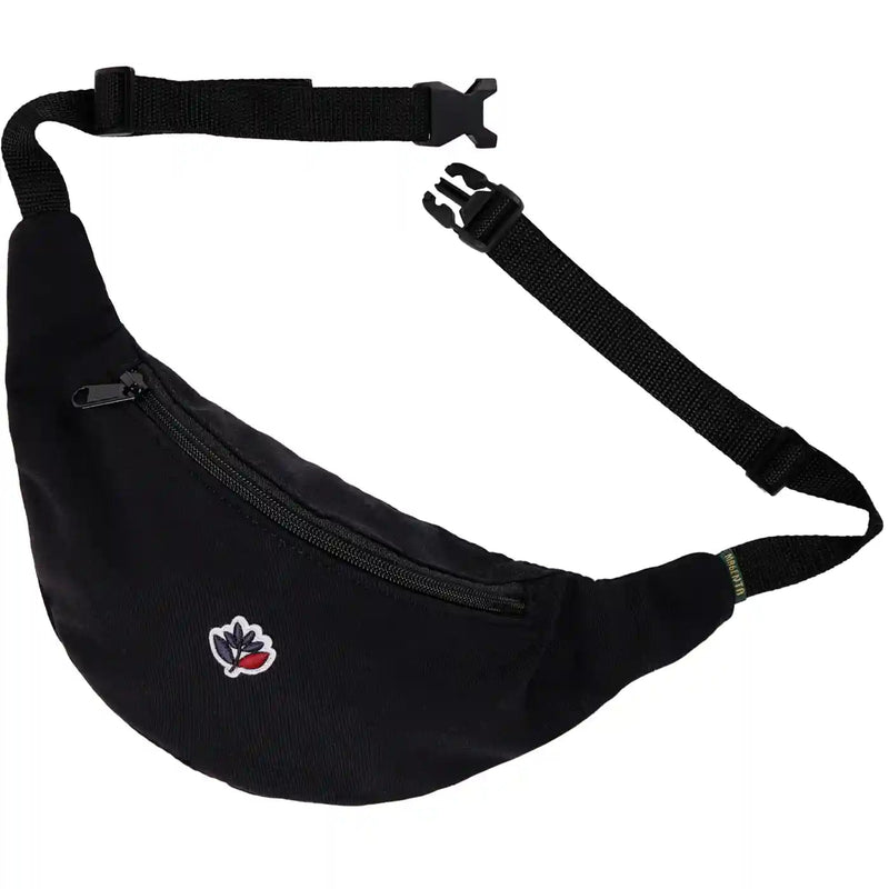 Magenta 'Hibiscus' Waist Bag - Black-1