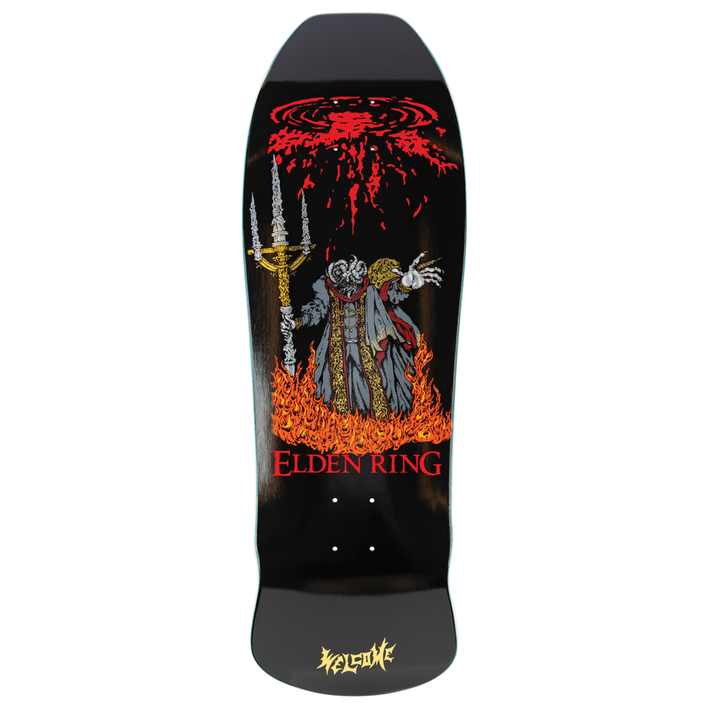 Welcome x Elden Ring 'Mohg On Grab' Shaped Deck - Black/Gold Foil-1