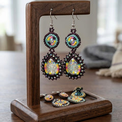 Drop Beaded Earrings(8)-2