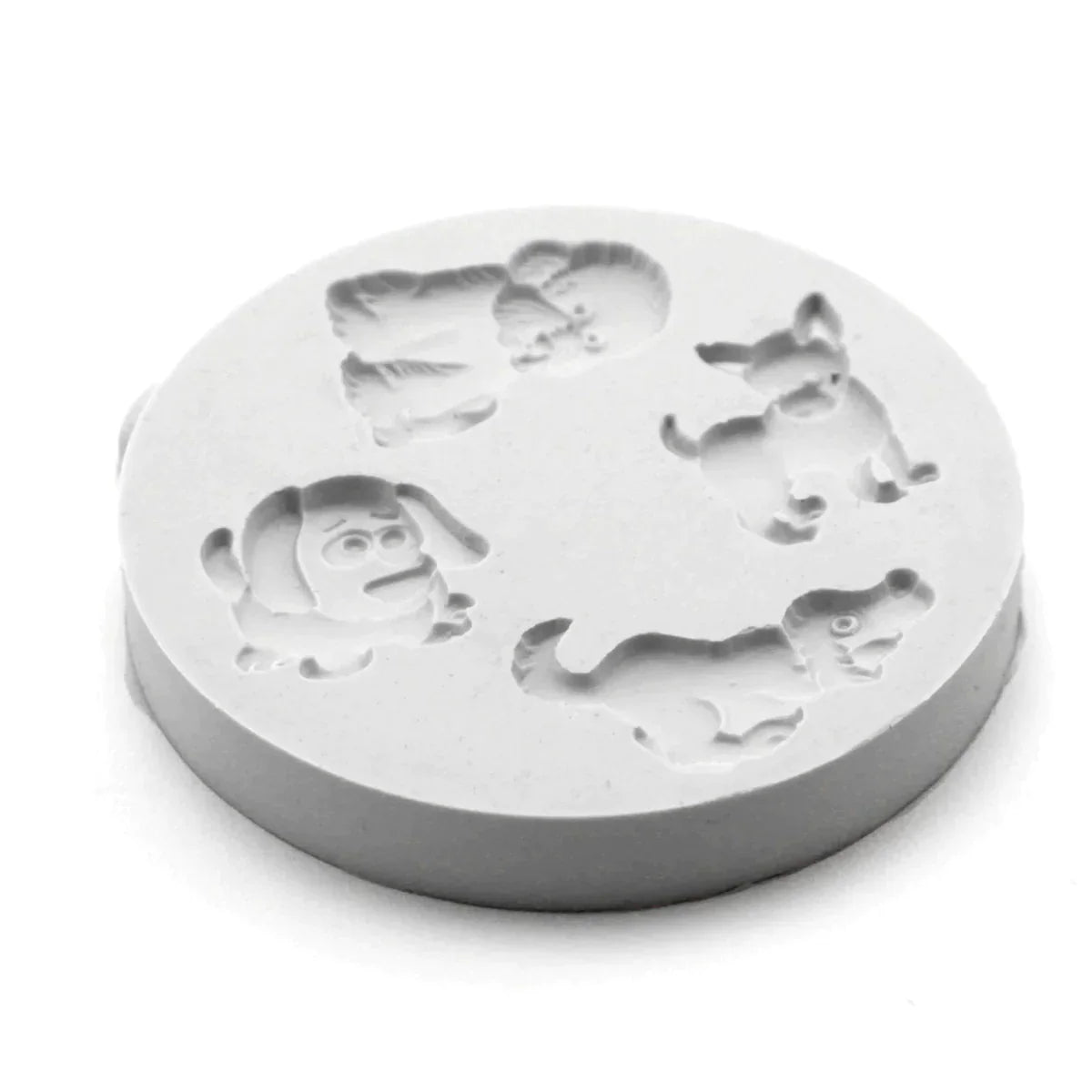Miniature Puppies Silicone Mould-3