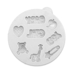 Miniature Baby Words and Extras Silicone Mould-2