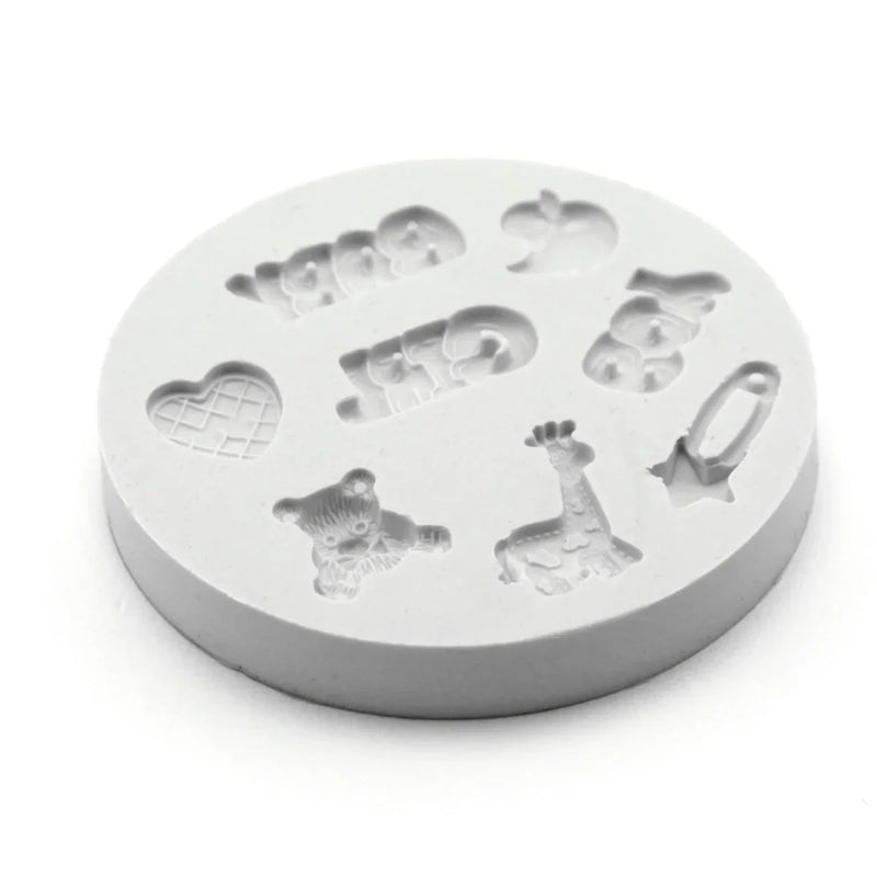 Miniature Baby Words and Extras Silicone Mould-3