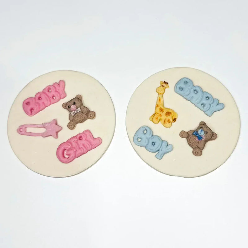 Miniature Baby Words and Extras Silicone Mould-6