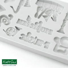 Miniature Music Set Silicone Mould-3