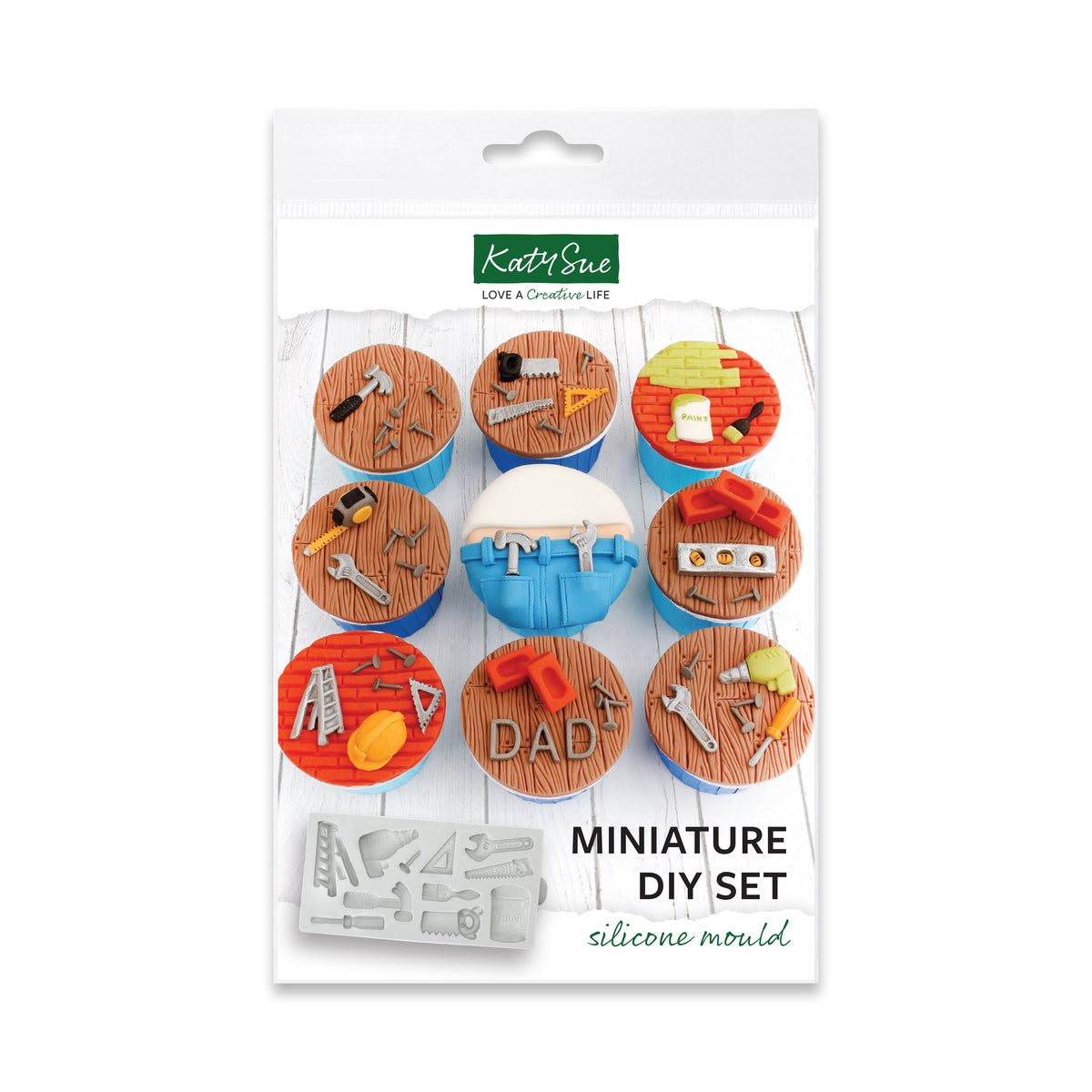 Molde de silicona para kit de miniaturas DIY