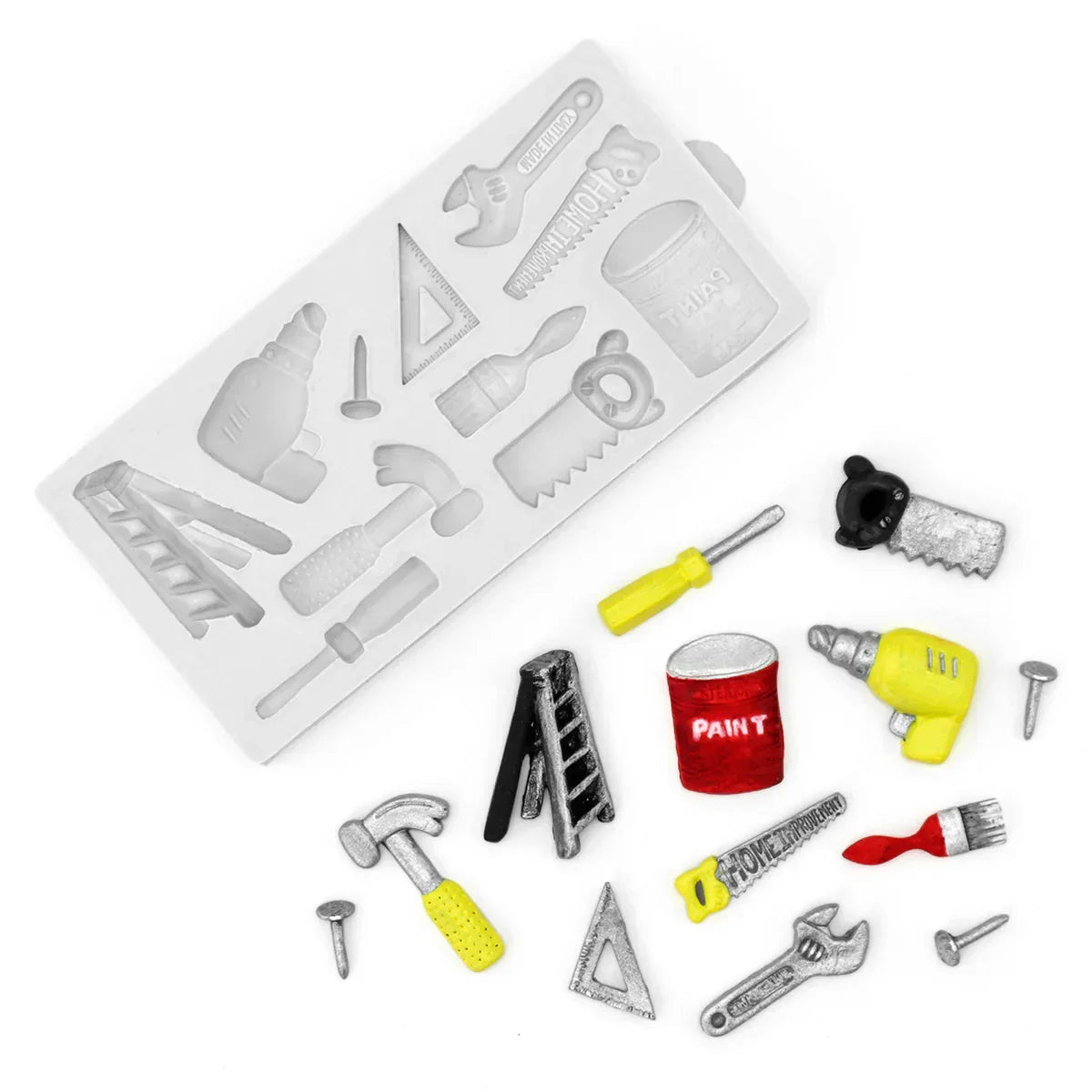 Molde de silicona para kit de miniaturas DIY-3