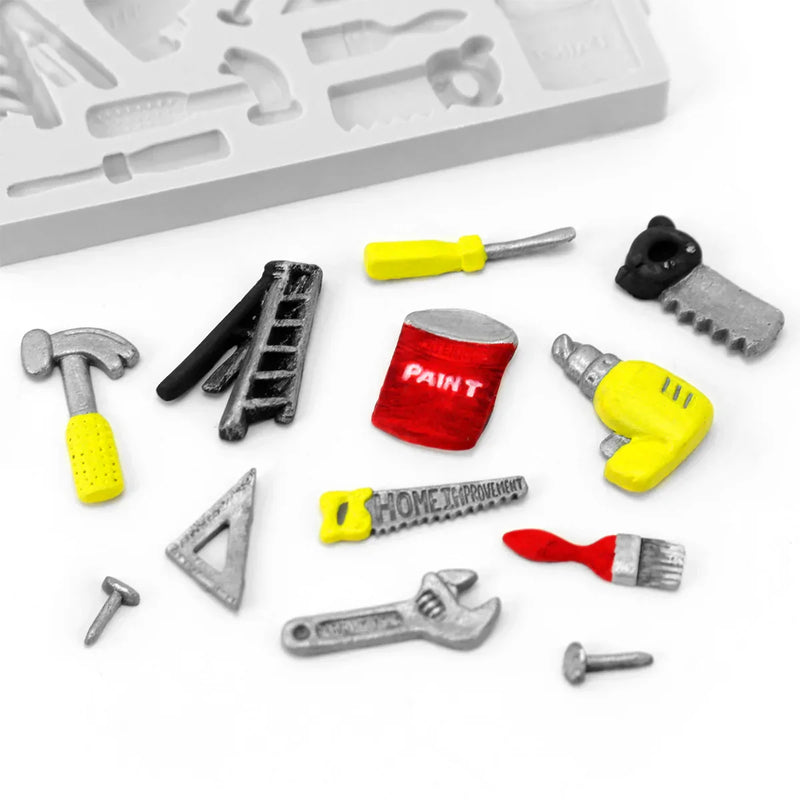 Molde de silicona para kit de miniaturas DIY-4