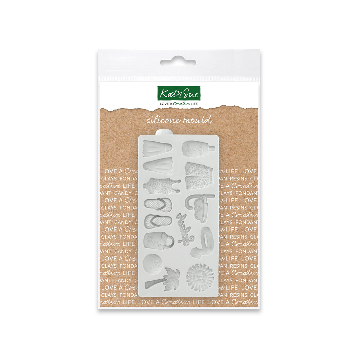 Molde de silicona para set de playa en miniatura-1