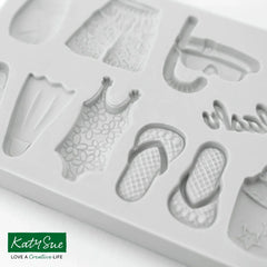 Molde de silicona para set de playa en miniatura-2