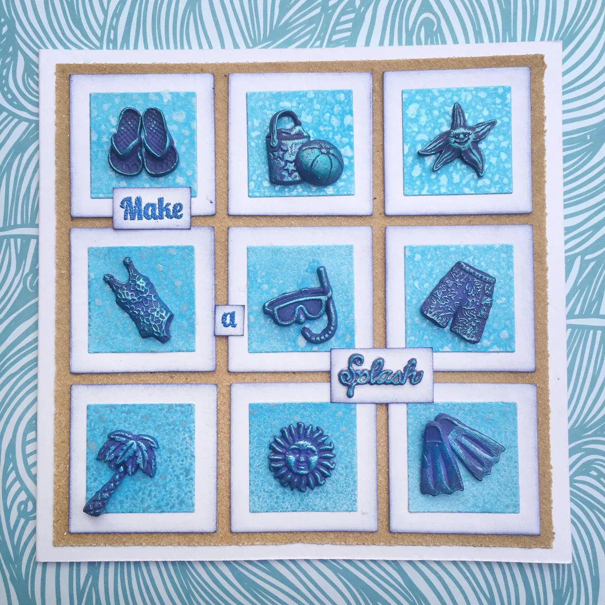 Molde de silicona para set de playa en miniatura-5