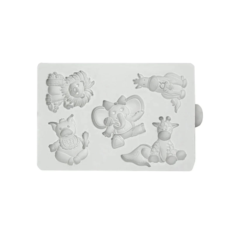 Moule en silicone pour boutons animaux miniatures-3