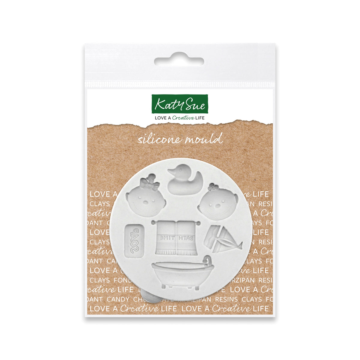 Miniature Bathtime Silicone Mould-1