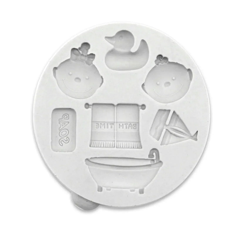 Miniature Bathtime Silicone Mould-2