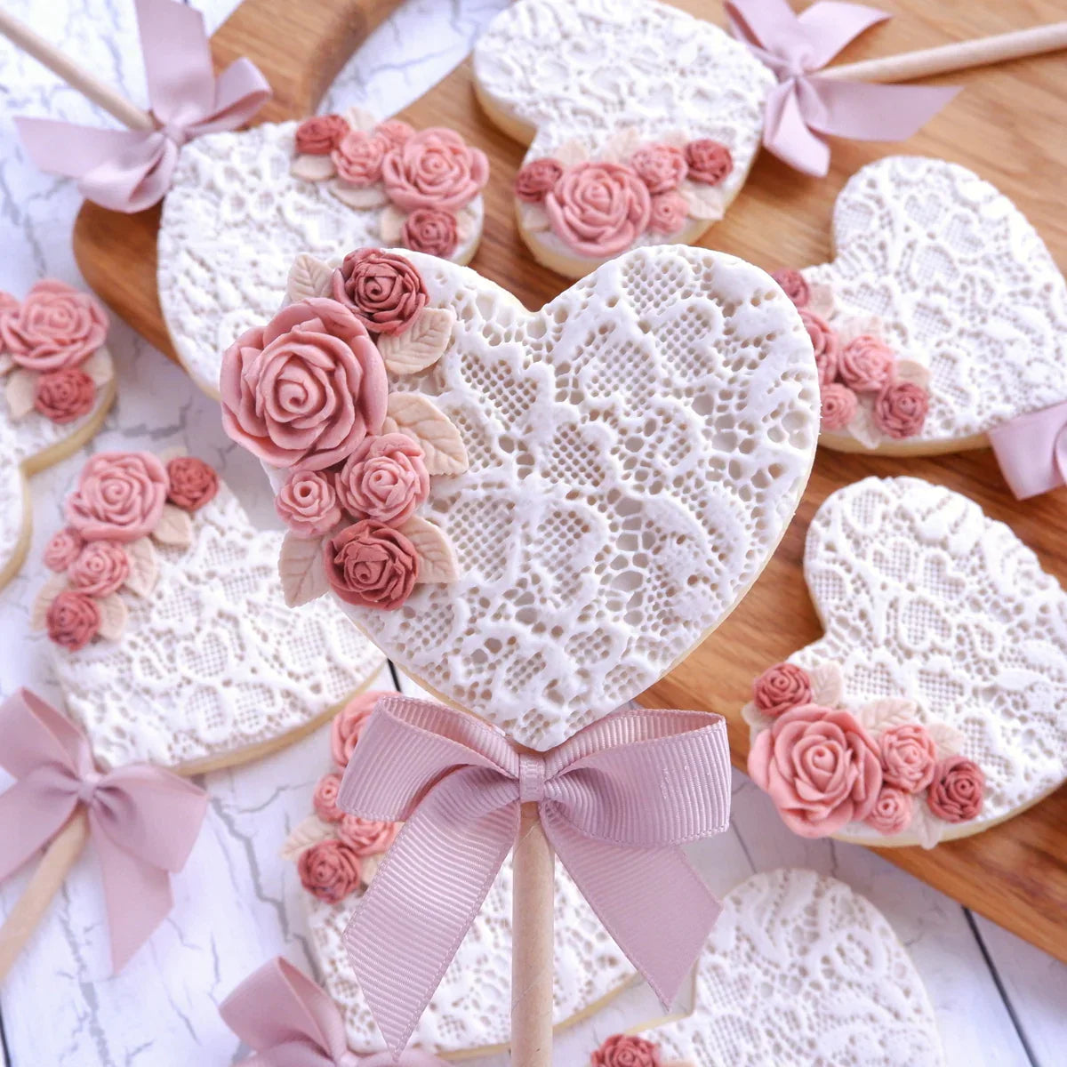 4 in 1 Roses Silicone Mould-4